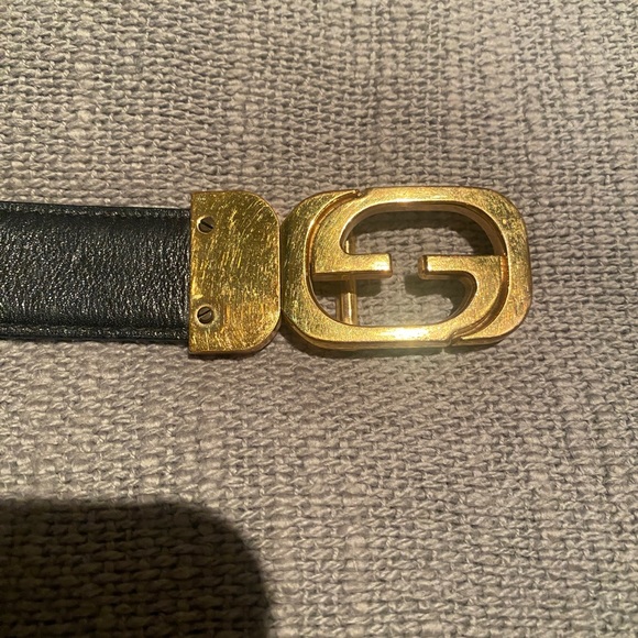 Vintage Authentic Gucci Reversible Leather Belt - Picture 7 of 10